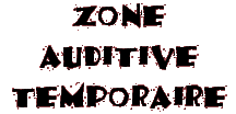 ZONE AUDITIVE TEMPORAIRE